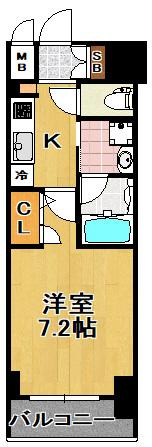 スプランディッド大阪ＷＥＳＴの間取り|★最新設備充実★