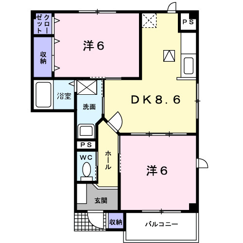 フロールの間取り
