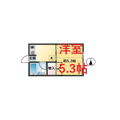 【間取り】 | ハイツレイメイ22