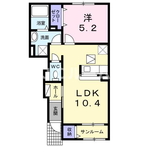 カーサアルコバレーノⅡの間取り