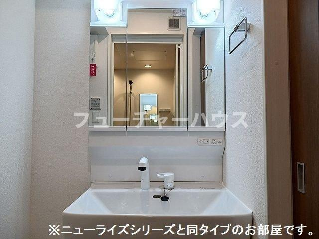 アルコ・イリスの洗面所|使いやすい洗面所です