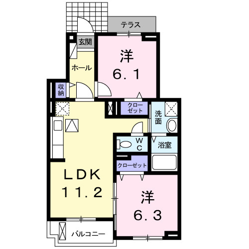 エンジョイ　Ｂの間取り