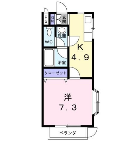 【間取り】 | ソレアード小池原