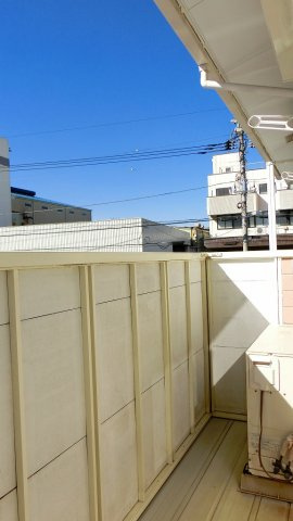 サクセス弐番館のバルコニー