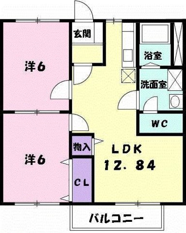 【間取り】 | ハイツ　ヴェール