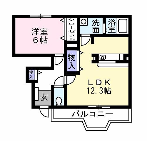 アクアパレスの間取り