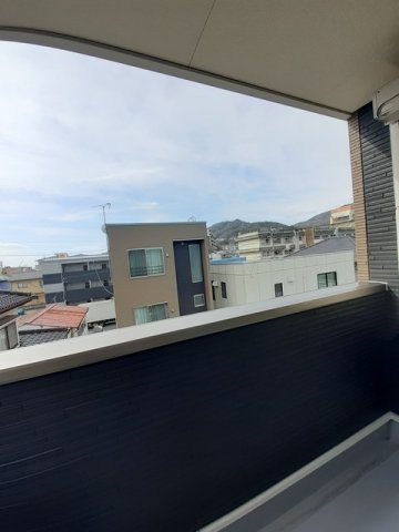 ブリーズＢのバルコニー