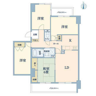 【間取り】 | プレシジョン青葉台（旧ライムライト松風台３）
