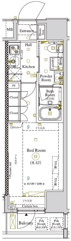 アークマーク巣鴨ステーションⅡの間取り