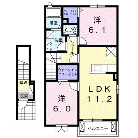 フォレスト　Ｔ・Ｈ　Ⅱの間取り