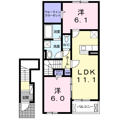 このはな　Ｍ＆Ｋ　Ⅳの間取り
