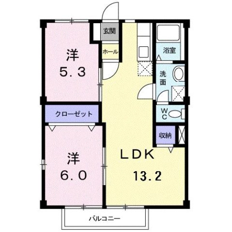 ヴィラマローネの間取り