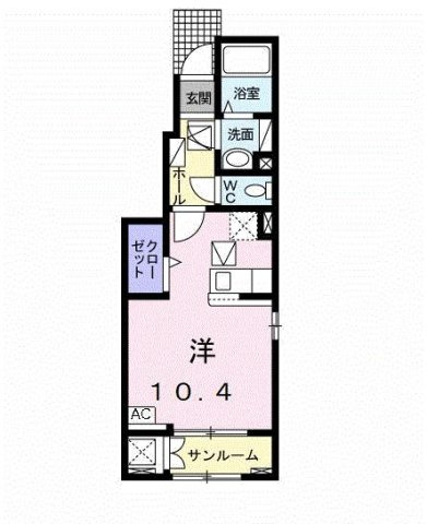 ラ・ルーチェⅠの間取り