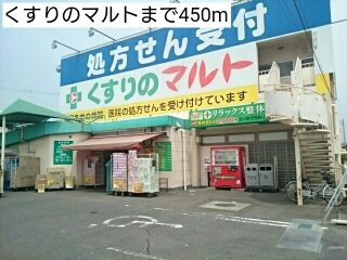 カーサ・アウルムⅡの周辺|くすりのマルトまで450m