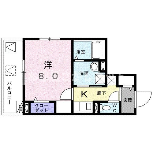 ロワモンターニュ【おとり物件なし】#学生・社会人にオススメ！初期費用分割払いOK！の間取り