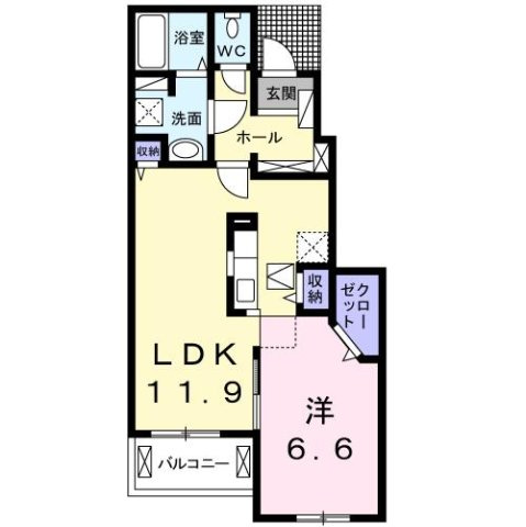 アルカンシエル・ベルⅠの間取り
