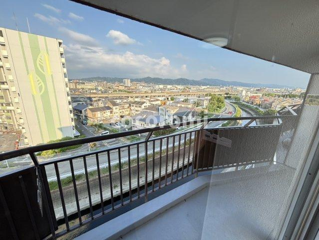 寝屋川市清水町の賃貸マンションのバルコニー