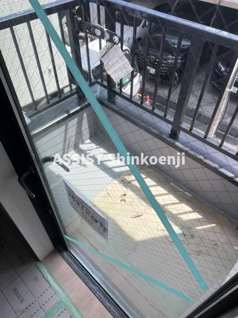 ミラージュ中野のバルコニー