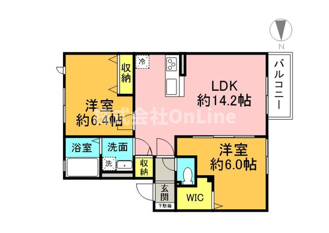 【間取り】 | アルファA棟