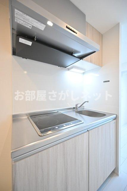 長楽町屋レジデンス【おとり物件なし】#学生・社会人にオススメ！初期費用分割払いOK！のキッチン|2口IHコンロ