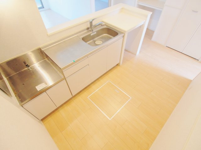 ステップ.1のキッチン