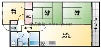 【間取り】 | グラード柏原
