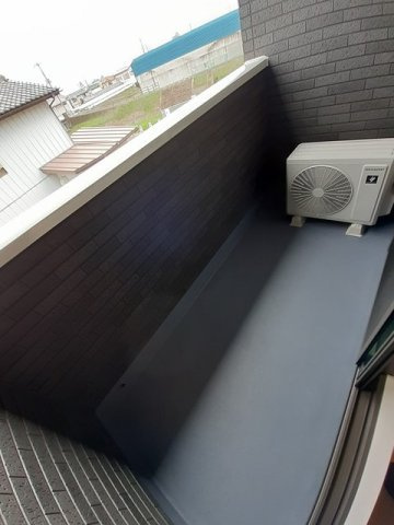 アップ　フィールドのバルコニー|バルコニー付きです
