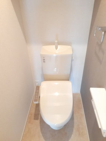 アップ　フィールドのトイレ|落ち着いたトイレです