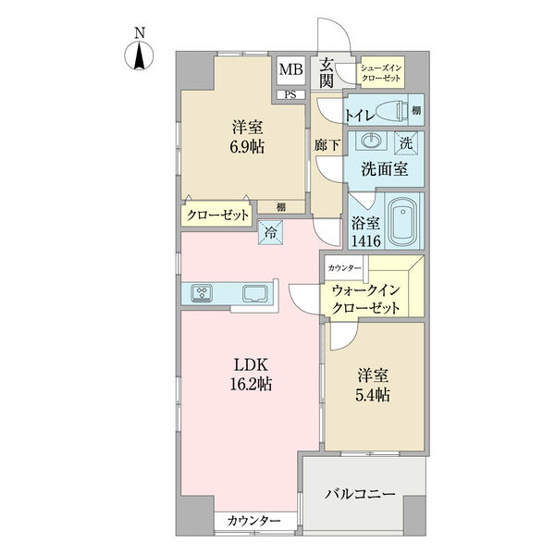 【間取り】 | ヴィルクレア桜山