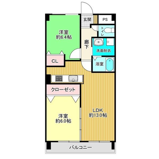 【間取り】 | SEASONCOURT FUKUE