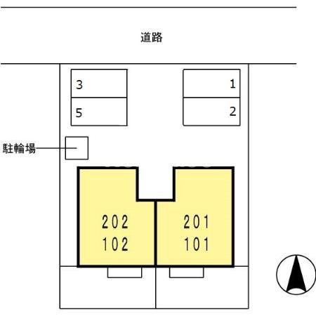 アムール丹陽Ⅱの区画図