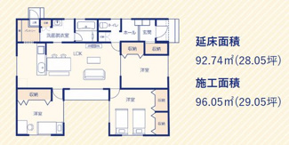 【参考プラン】 | ☆☆建築条件なし土地売り！！いわき市小島町２丁目　限定１区画！！ | 参考間取りプランです！！
