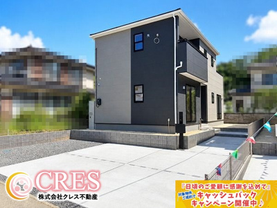 【外観】 | ☆☆新築分譲　常磐下船尾町１期H　長期優良住宅　全３棟♪　 | ※現地です！！現地ご案内致します♪
長期優良住宅！！
