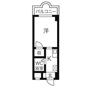 クレールショーワⅡの間取り