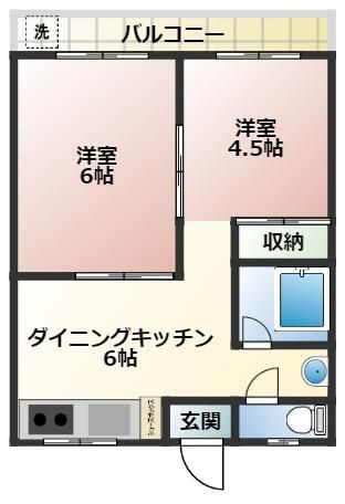目黒第一マンションの間取り|間取り