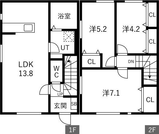 Oliva(オリーヴァ)の間取り