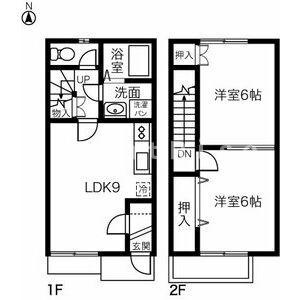 DUPLEX国王257の間取り