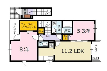 ヴィラ　クレールの間取り