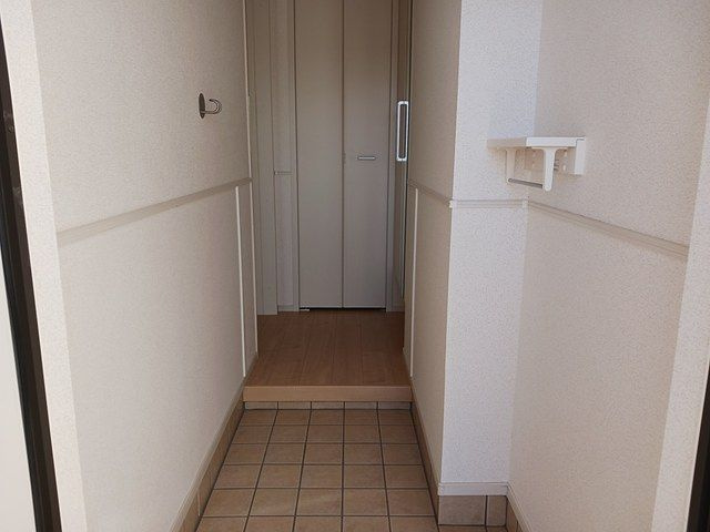 プランドール　花乃杜の玄関