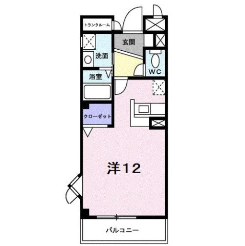 クラールオストベルグⅠの間取り