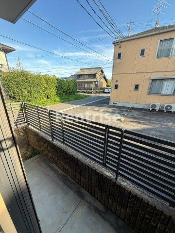 センターコート長野 A棟のバルコニー