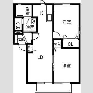 センターコート長野 A棟の間取り