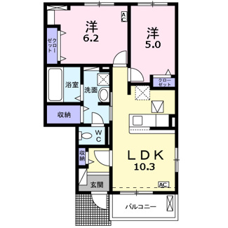 【間取り】 | プリートンB