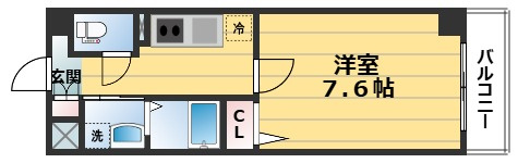 ミスター・キーズ西院の間取り