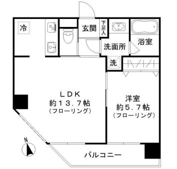 ＧＬ蔵前の間取り