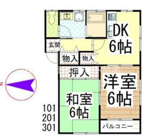 ＠フィールドの間取り