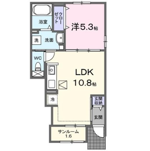 【間取り】 | 仮）西石井５丁目アパートⅠ－Ⅰ
