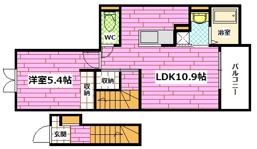ヴィラ　池之内の間取り