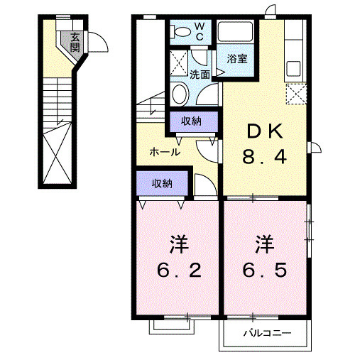 【間取り】 | Ｍ・Ｋマンション　ｐａｒｔⅤ