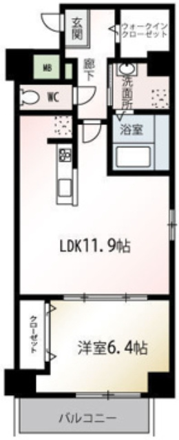 エムクアルト新座の間取り